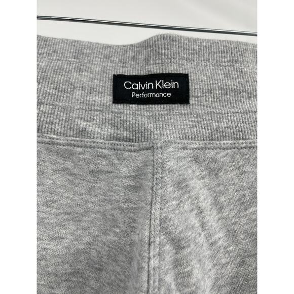 Calvin Klein Brushed Side Logo Performance Gray Jogger Pants Plus 3X NEW - Picture 8 of 15